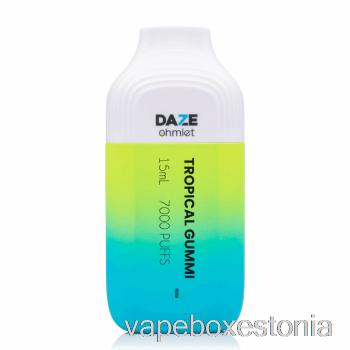 Vape Box Estonia 7 Daze Ohmlet 7000 ühekordne Troopiline Kummikomm